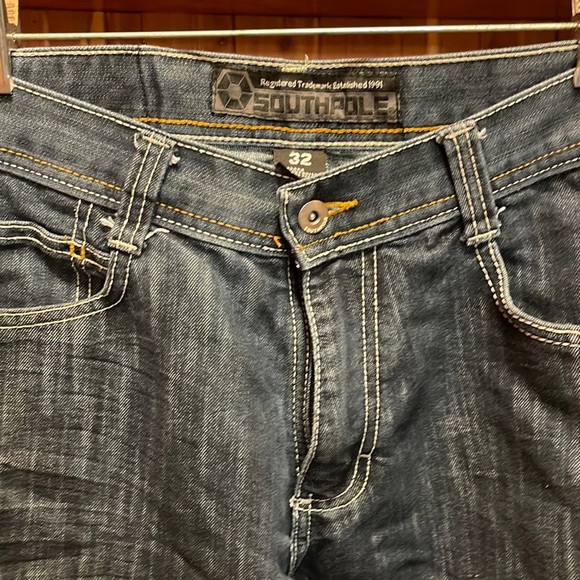 Southpole 8180 mens denim jeans 32 waist - Picture 2 of 4
